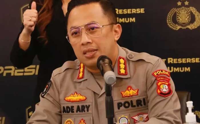 Kabidhumas Polda metro Jaya Kombespol Ade Ary syam Indradi.