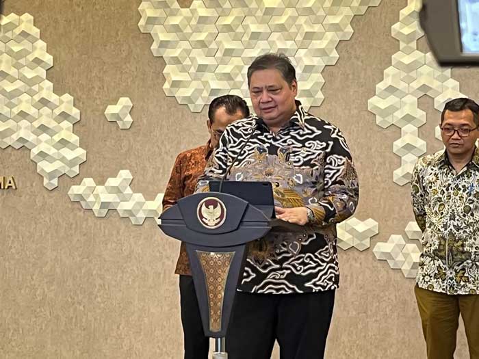 Menko Perekonomian Airlangga Hartarto.