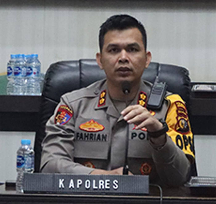 Kapolres Inhu, AKBP Fahrian Saleh Siregar SIK MSI