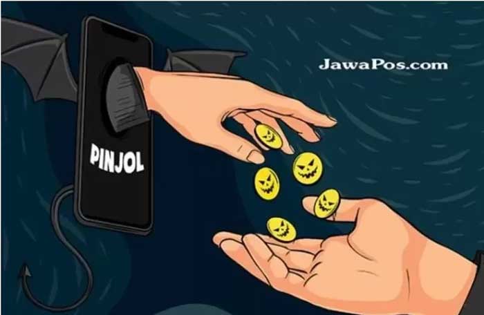 Ilustrai pinjol. Beberapa guru terpaksa harus mengambil pinjaman online (pinjol) untuk mencukupi kebutuhan hidup akibat tamsil belum cair.