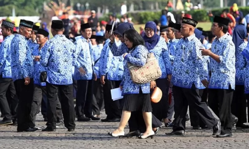 Ilustrasi PNS. Gaji PNS akan naik tahun depan atau di pemerintahan Prabowo Subianto.