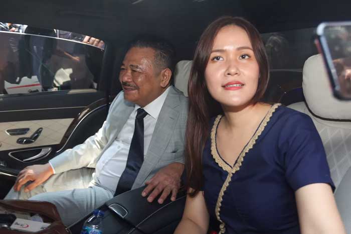 Jessica Kumala Wongso usai mengurus administrasi di Balai Pemasyarakatan kelas I Jakarta, Minggu (18/8/2024).