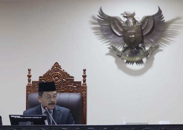 Ketua Majelis Kehormatan Mahkamah Konstitusi (MKMK) I Dewa Gede Palguna.