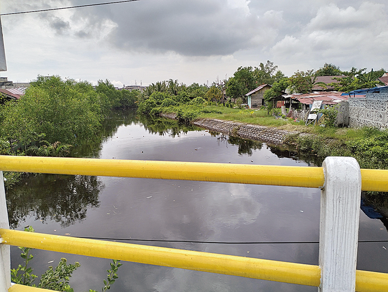 Kondisi sungai di Dumai masih normal, Rabu (21/8/2024).
