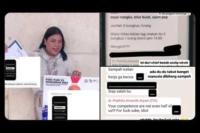 Tangkapan layar tentang Prathita Amanda Aryani ramai disorot warganet. (Media X)
