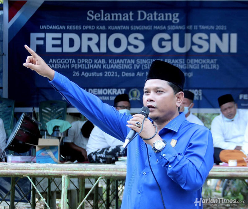 Ketua DPC Partai Demokrat Kuansing Fedrios Gusni