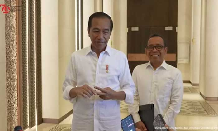 Presiden Joko Widodo (Jokowi) membantah tudingan yang menyasar dirinya melakukan penjegalan terhadap Anies Baswedan untuk maju dalam gelaran Pilkada Serentak 2024.