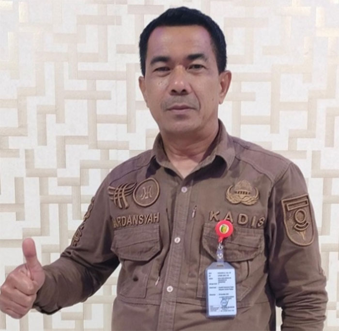 Kepala BKPP Mardansyah