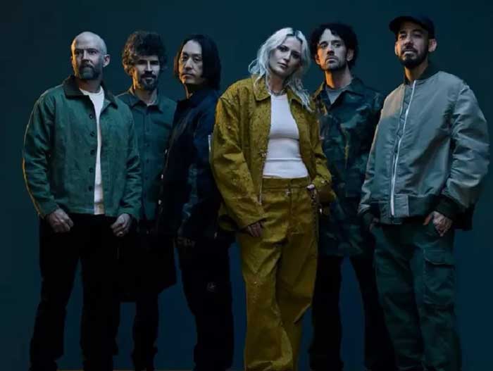 Linkin Park dengan vokalis baru Emily Armstrong.