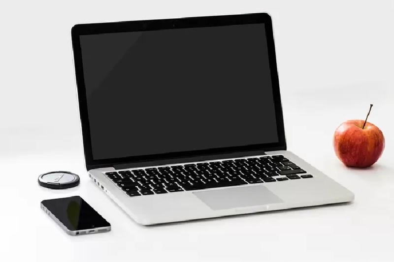 Ilustrasi laptop.