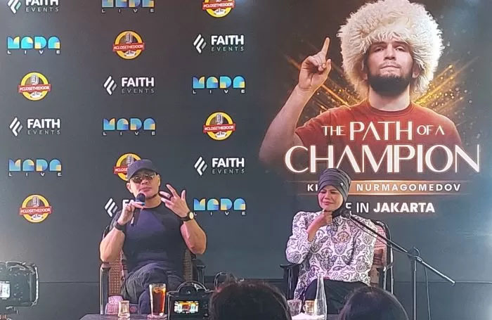 Deddy Corbuzier akan memandu acara The Path of A Champion mantan bintang UFC bersama Khabib Nurmagomedov pada 5 Oktober di Jakarta.