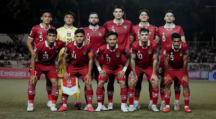 Ranking FIFA Timnas Indonesia kini berada di posisi 129, naik dari sebelumnya di posisi 133