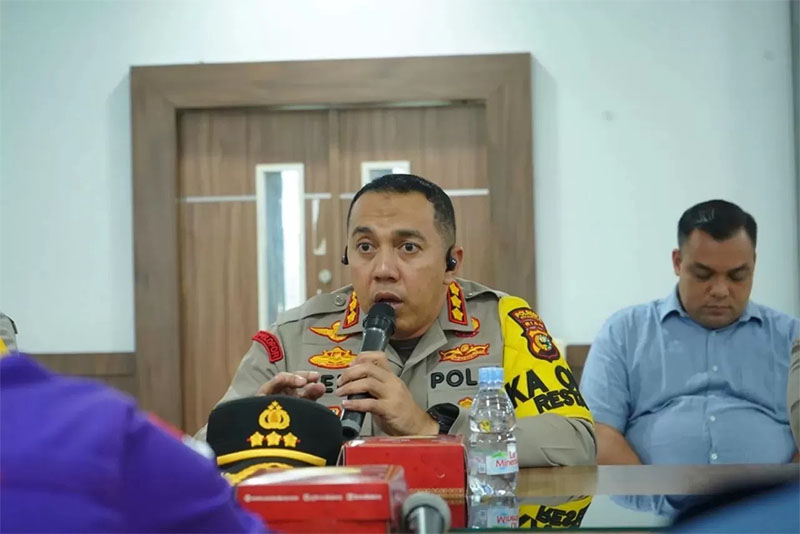 Kapolresta Pekanbaru Kombes Pol Jeki Rahmat Mustika.
