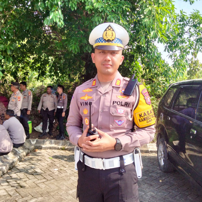 Kasatlantas Polres Kampar AKP Vino Lestari