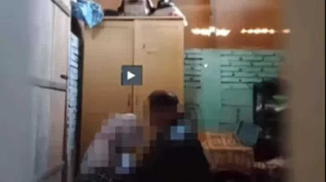 Tangkapan layar video guru dan siswi di Gorontalo yang tersebar dan viral di dunia maya pada September 2024.
