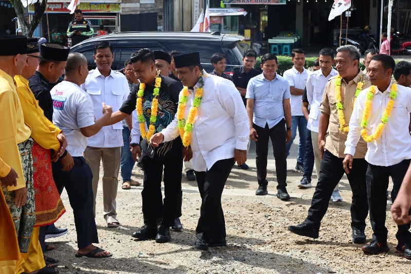 Cagub Riau nomor urut 2 Muhammad Nasir saat bersilaturahmi ke Kabupaten Rokan Hulu, beberapa waktu lalu.