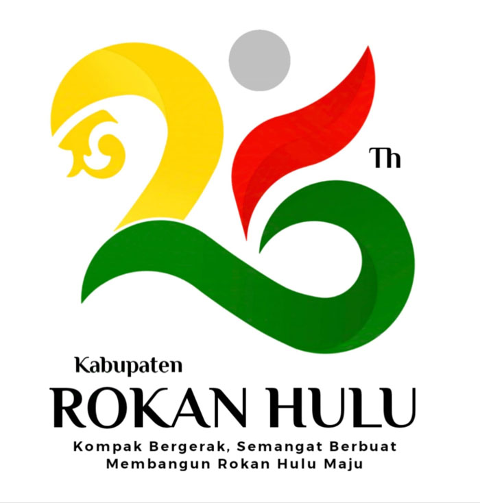Logo HUT ke-25 Kabupaten Rohul tahun 2024