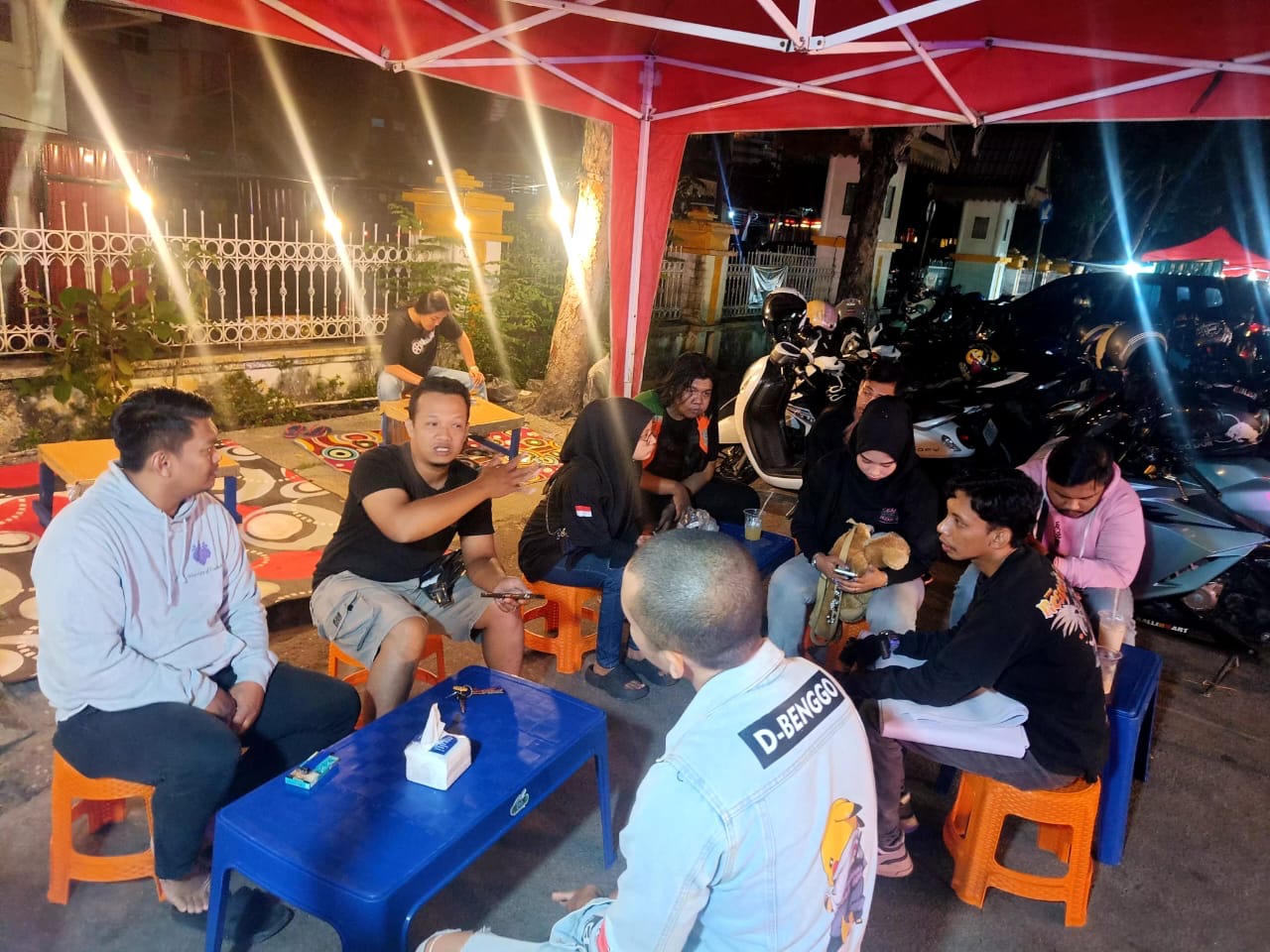 Team Respect Pekanbaru silaturahmi dengan jajaran Dit Intelkam Polda Riau yang menyatakan siap mendukung Pilkada aman dan Damai, Kamis (3/10/2024).