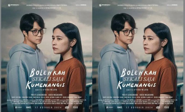 Prilly Latuconsina dan Pradikta Wicaksono beradu akting di Film Bolehkah Sekali Saja Ku Menangis yang tayang pada Kamis (17/10/2024) di seluruh bioskop Indonesia
