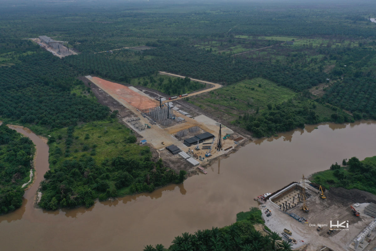 Jalan Tol Lingkar Pekanbaru juga akan membangun 3 jembatan membentang sungai siak, salah satunya Jembatan Siak dengan metode Balance Cantilever.