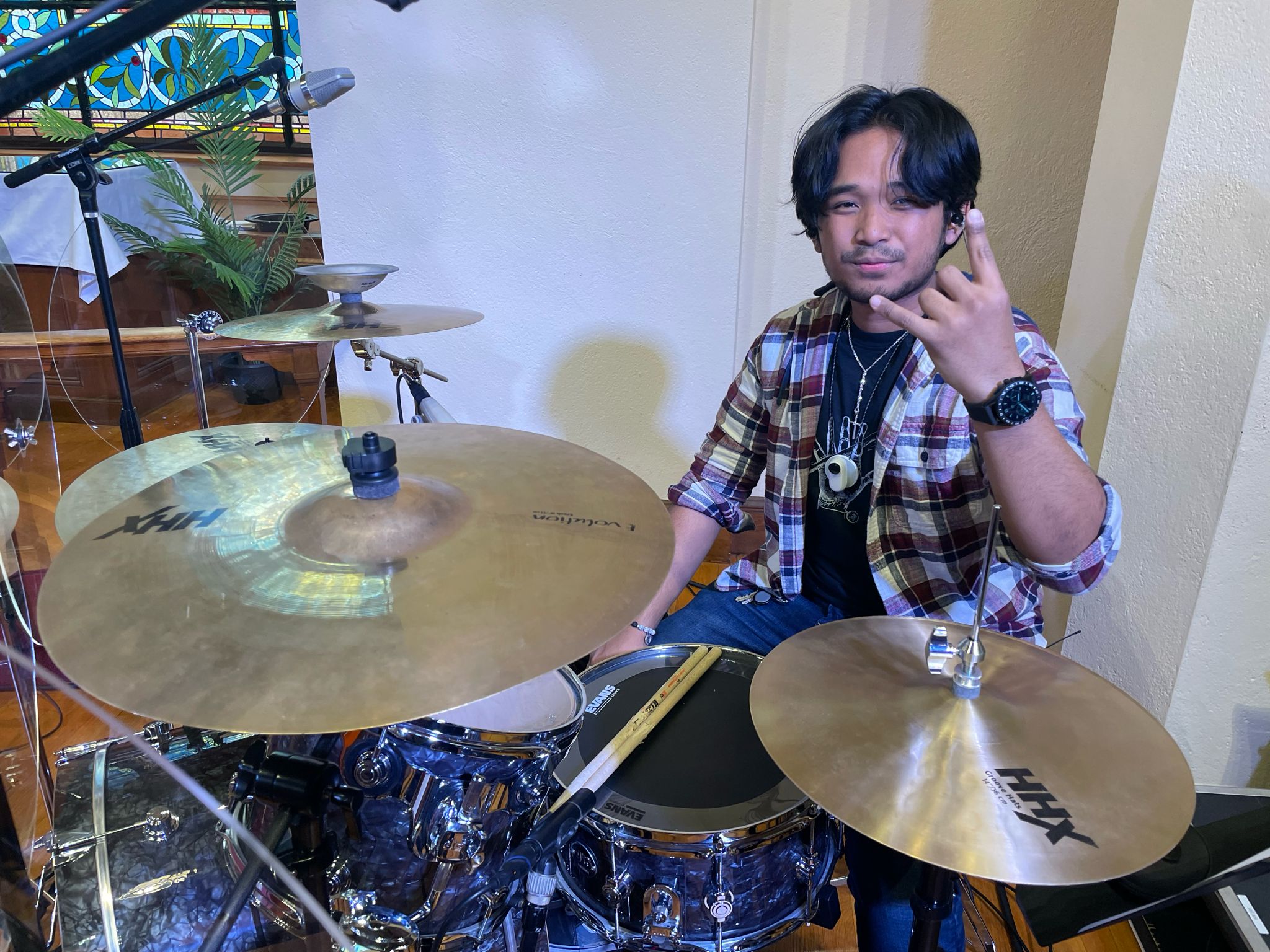 Bima Wira Yudra, anak Pekanbaru yang bercita-cita ingin menjadi drumer kelas dunia.