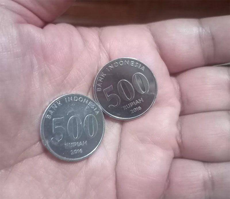 Ilustrasi koin Rp500.