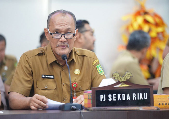 Penjabat (Pj) Sekretaris Daerah Provinsi (Sekdaprov) Riau Taufiq OH.