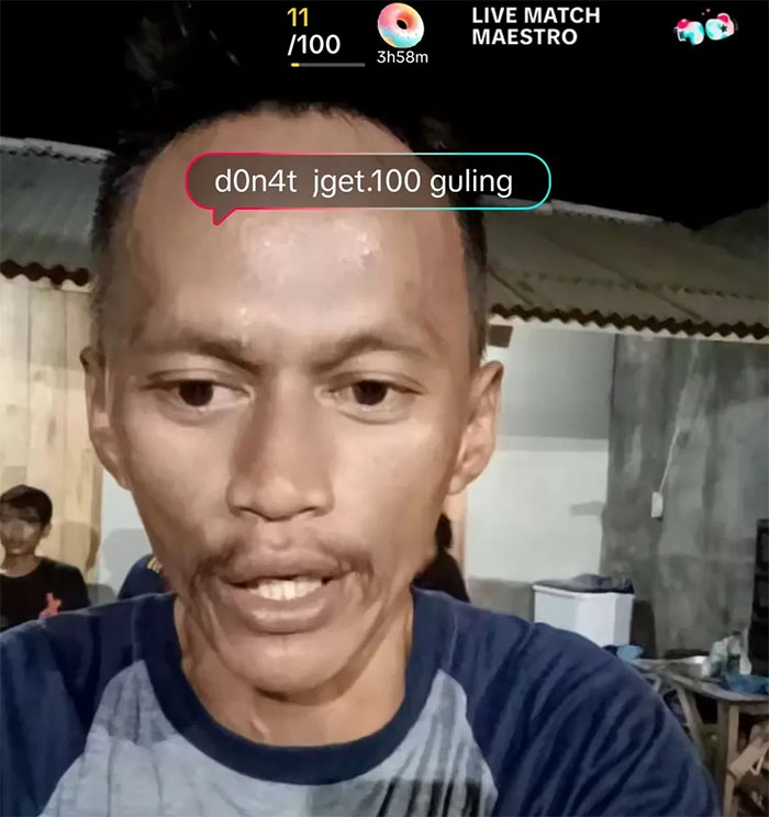 Gunawan Sadbor, diduga sebagai promotor judi online via live tiktok/tiktok gunawan sadbor