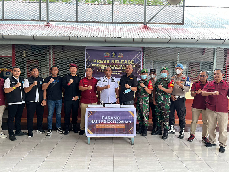 Direktur Jenderal Pengamanan dan Intelijen (Pamintel) Kementerian Imigrasi dan Pemasyarakatan bersama Tim Divisi Pemasyarakatan Kanwil Kemenkumham Riau, Rabu (6/11/2024) di Lapas Kelas IIB Teluk Kuant