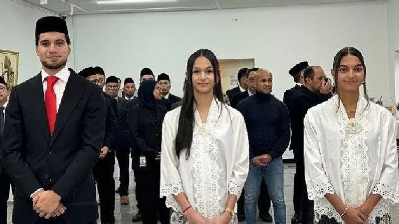 Kevin Diks, Estella Raquel dan Noa Johanna diambil sumpah di KBRI, Kopenhagen Denmark. Resmi jadi WNI.