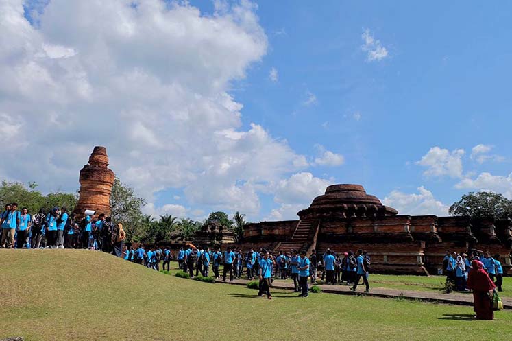 Candi Muara Takus salah satu destinasi wisata di provinsi Riau