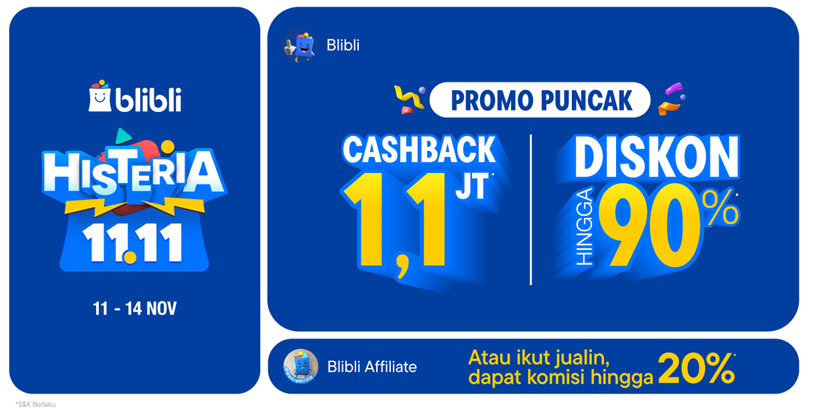 Promo 11.11 Blibli