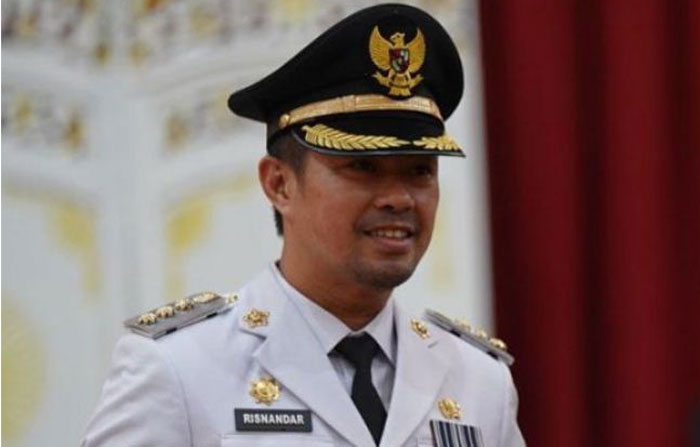 Pj Walikota Pekanbaru Risnandar Mahiwa yang dikabarkan terjaring OTT KPK Senin (2/12/2024) malam.