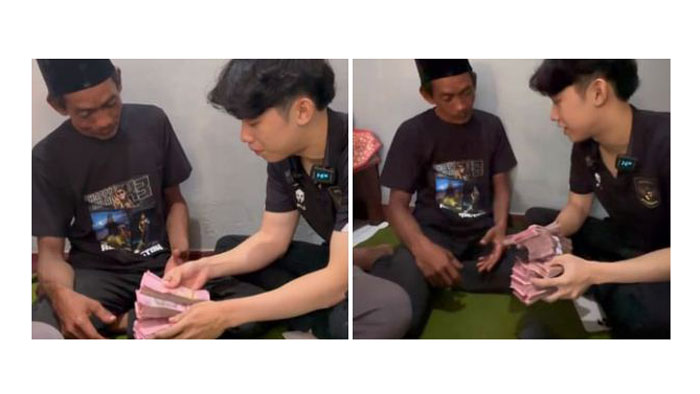 Suuhaji dikunjungi dan mendapat uang Rp 100 juta dari Willie Salim. Sunhaji adalah penjual es teh yang viral di medsos usai diolok-olok Gus Miftah.