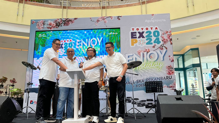 Pembukaan Toyota Expo 2024 di Mal SKA Pekanbaru.
