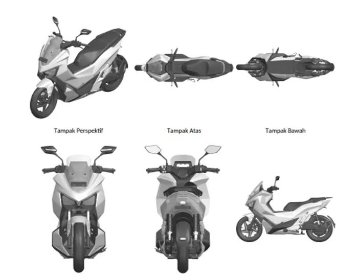 Bocoran motor pertama dari Maka Motors yang akan meluncur di awal tahun 2025 dan sudah didaftarkan di DJKI 2024.