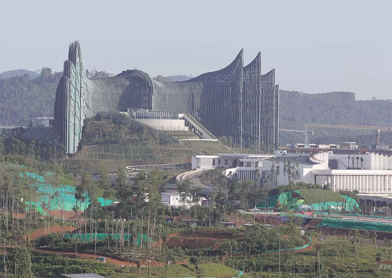 Istana Negara dan Istana Garuda di IKN, Jumat (11/10/2024).