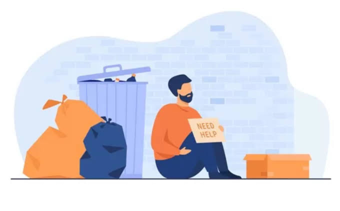 Ilustrasi, kemiskinan.