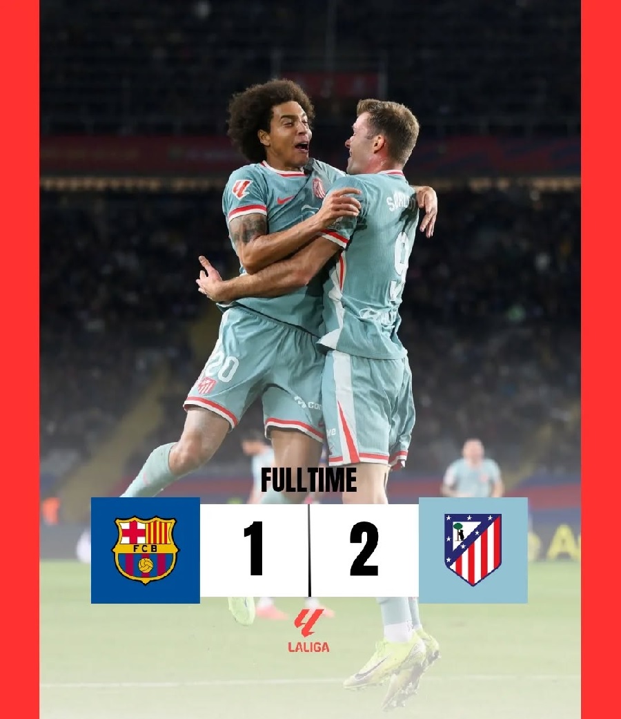 Atletico Madrid sukses mengalahkan tuan rumah Barcelona 2-1 berkat gol Alexander Sorloth di injury time. Atletico rebut puncak klasemen LaLiga dari tangan Barcelona.