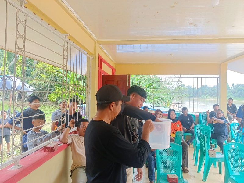 Perwakilan jalur yang masuk hari ketiga (terakhir) melakukan  cabut undian perpacuan pada pancang finis di Tepian Bandaro Lelo Budi, Ahad (22/12/2024).