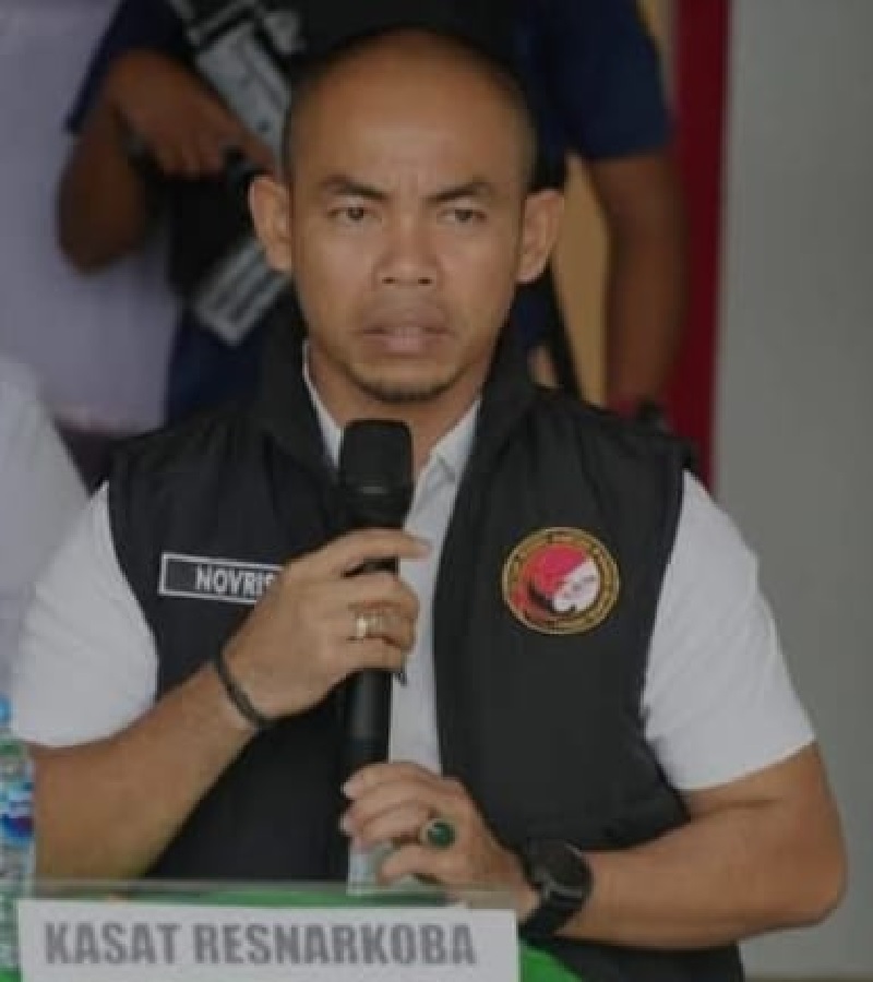 Kasat Res Narkoba Polres Kuansing, AKP Novris Simanjuntak SH MH