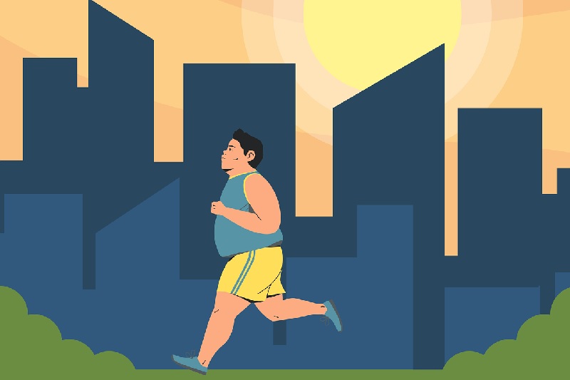 Ilustrasi: Turunkan berat badan dengan cara paling sehat fokus pada olahraga dan jaga pola makan sehat.
