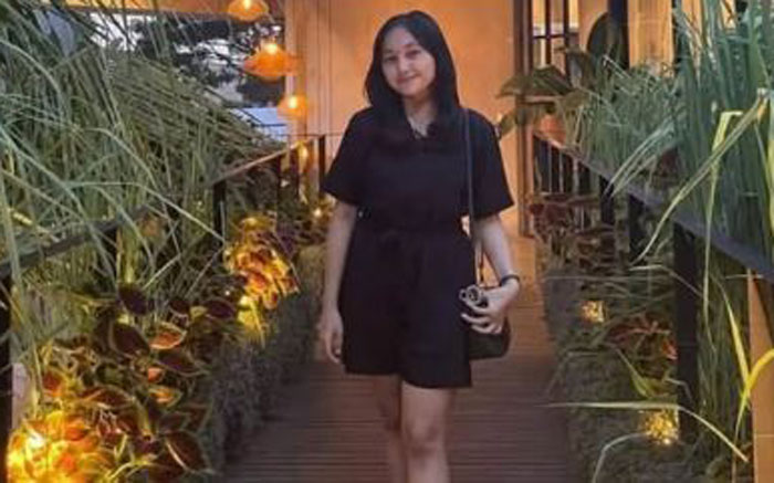 Natasya Hutagalung (24) mahasiswi STPMD APMD Yogyakarta yang menjadi korban penyiraman air keras oleh mantan kekasihnya di Yogyakarta