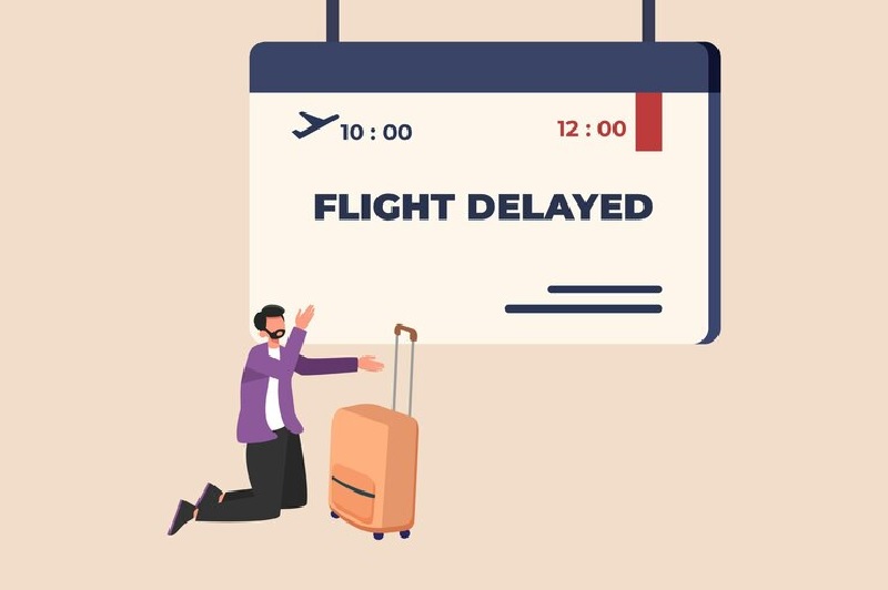 Ilustrasi: Pesawat delay.