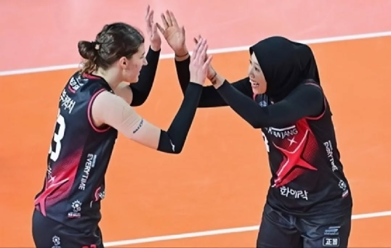 Megawati Hangestri Pertiwi dan Vanja Bukilic di Red Spark jadi paling mengerikan di KOVO V-League 2024/2025: