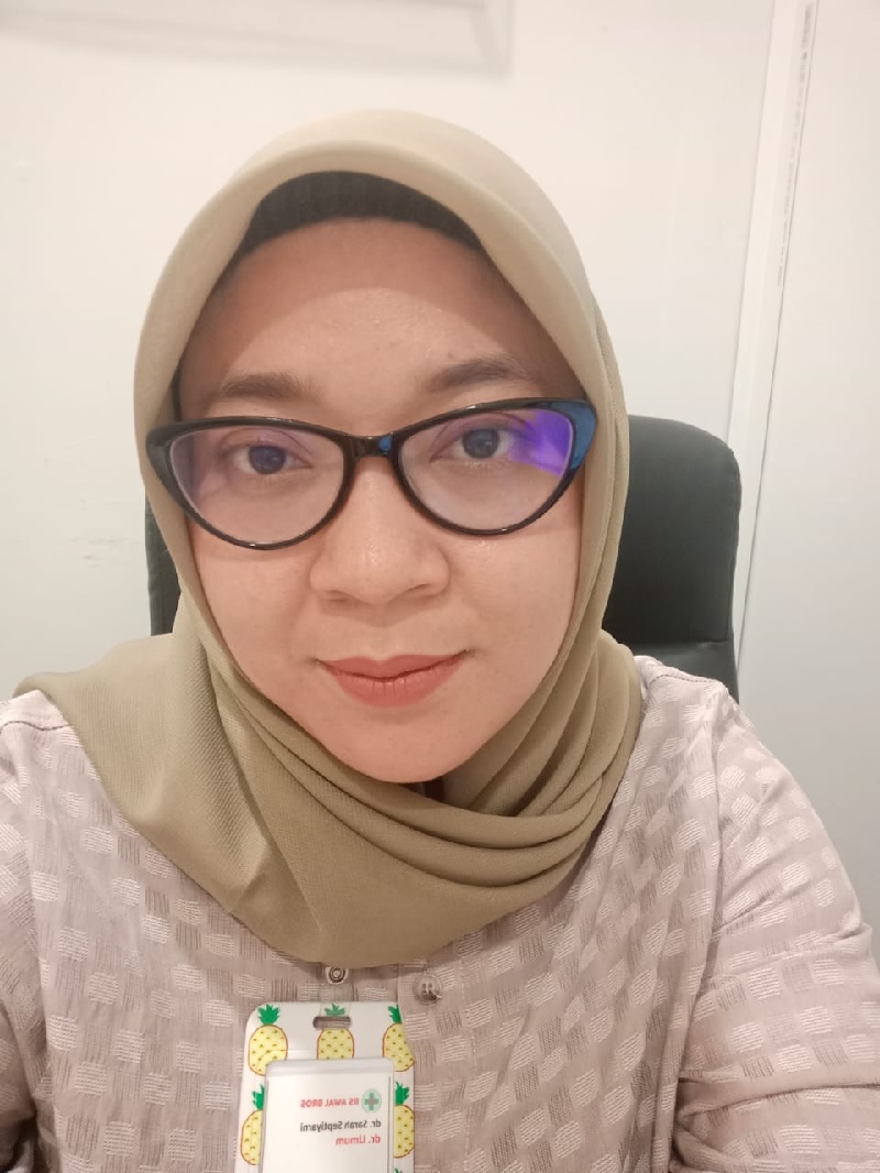 Kanit MCU RS Awal Bros Bagan Batu dr Sarah Septiyarni