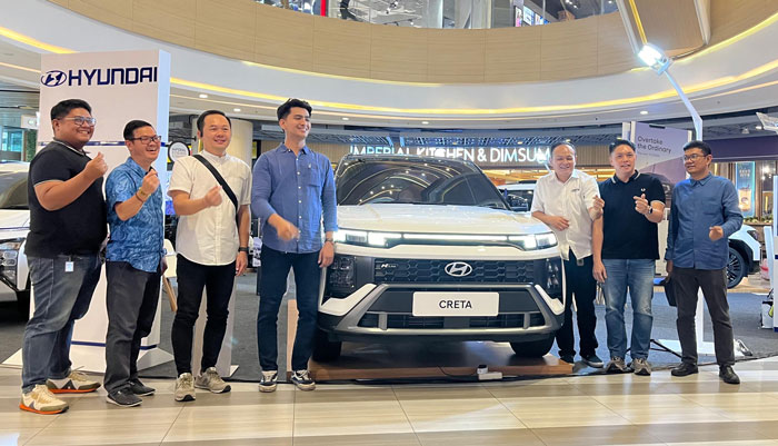PT Hyundai Motors Indonesia (HMID) me-launching produk terbaru yakni Hyundai New Creta yang berlangsung di Living World Pekanbaru, Kamis (9/1/2025).