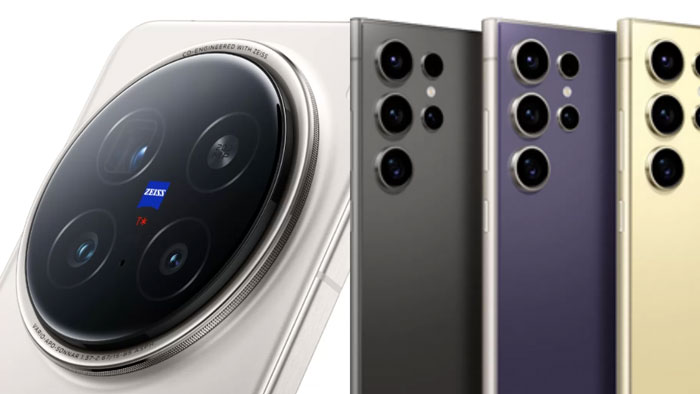 Vivo X200 Pro dan Samsung Galaxy S24 Ultra.