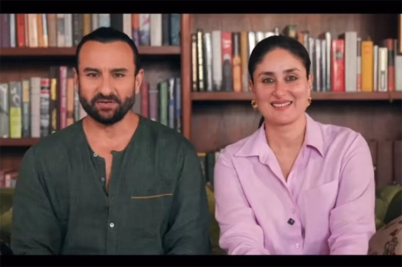 Saif Ali Khan dan Kareena Kapoor.