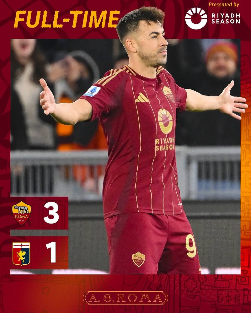 Pemain pengganti Stephan El Shaarawy mencetak satu gol dan membawa AS Roma mengalahkan Genoa. (Dok.